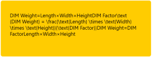 how to write dimensions