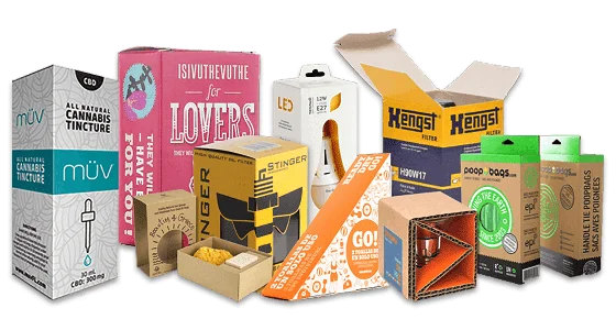 product boxes